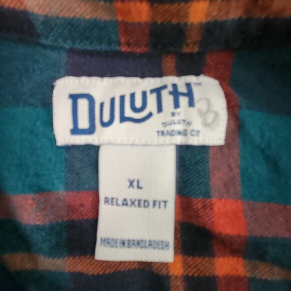 Duluth Trading Co Men's Plaid Flannel Long Sleeve Button Down Shirt Size XL‎ - Picture 3 of 10